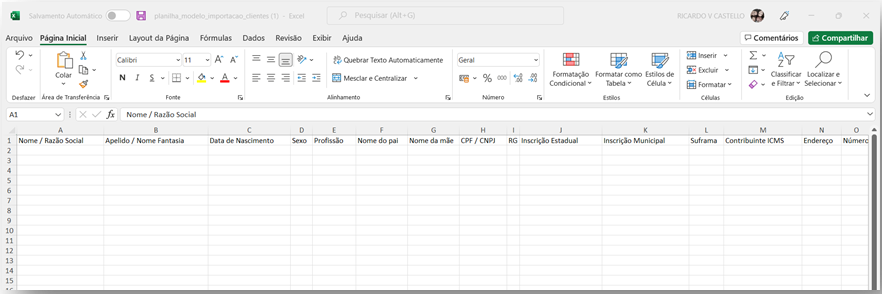 Interface gráfica do usuário, Aplicativo, Tabela, Excel
Descrição gerada automaticamente