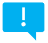 Comentar importante com preenchimento sólido